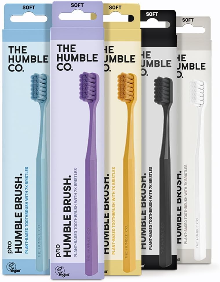 The Humble Co. - Humble Brush Adult Soft - 7.000 Kıl İçeren Bitki Bazlı Diş Fırçası (Renk Asortili)