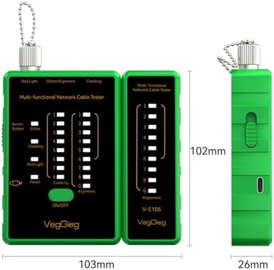 Alternative view of Veggieg Multi Fonksiyonel Fiber Optik Network Ethernet Ağ Kablo Test Cihazı