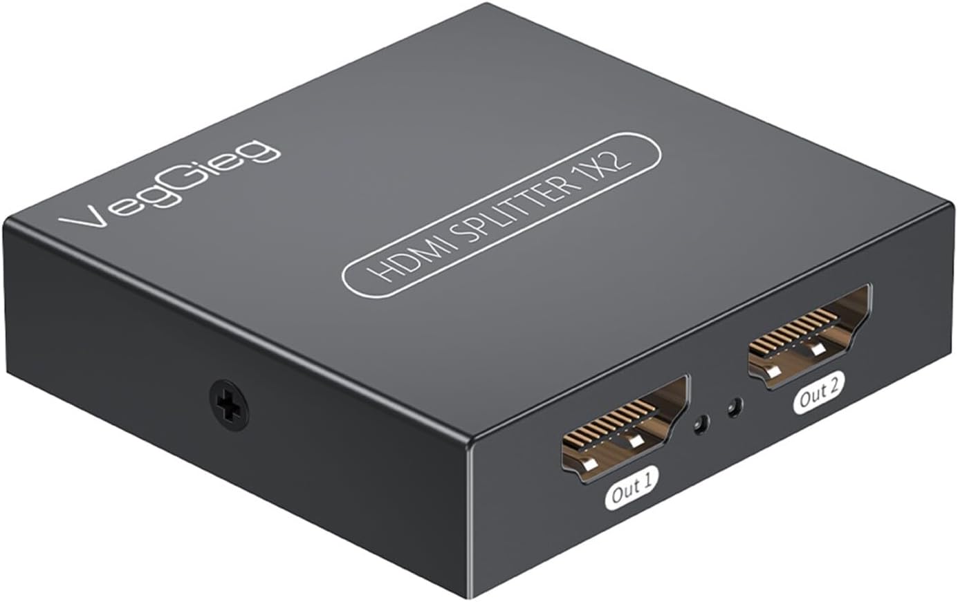 Veggieg 4K 30Hz 1 Giriş 2 Çıkış HDMI Splitter Görüntü Ayırıcı Bölücü Adaptör