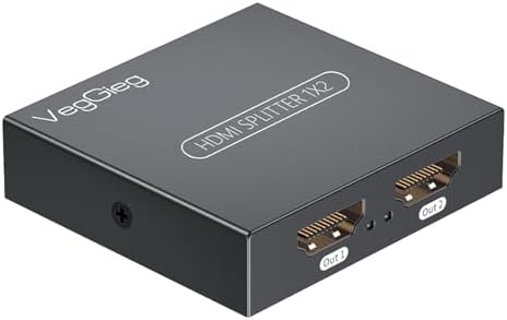 Alternative view of Veggieg 4K 30Hz 1 Giriş 2 Çıkış HDMI Splitter Görüntü Ayırıcı Bölücü Adaptör