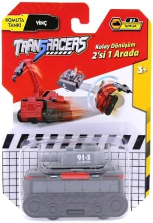 Transracers Dönüşen Araçlar Tanklar Komuta Tankı/Vinç