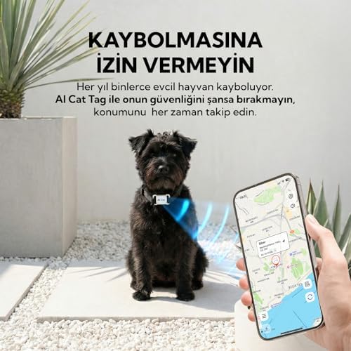 Alternative view of Köpek AicatTag Tasma,kedi Tag,Hayvan Takipcihazı,Tag pet tasma Ios&androiduyumlu