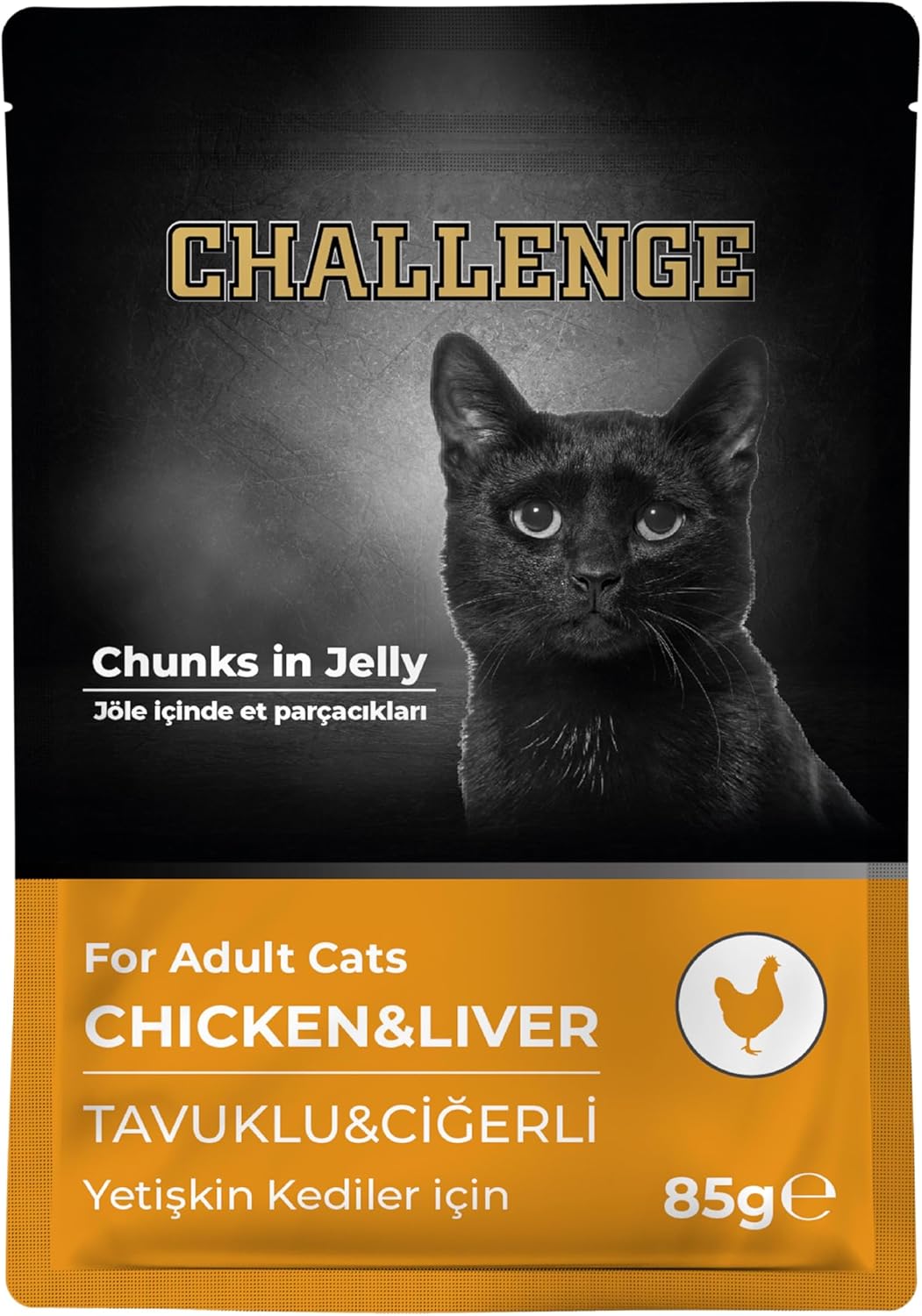 Challenge Konserve Kedi Pouch Tavuk Ciğer 85 gr