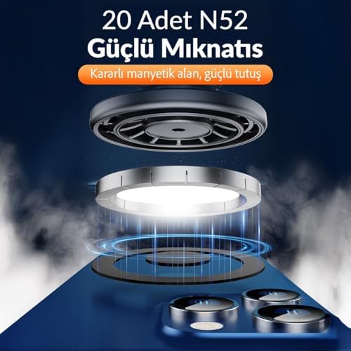 Alternative view of MagSafe Uyumlu Manyetik Araç içi Telefon Tutucu