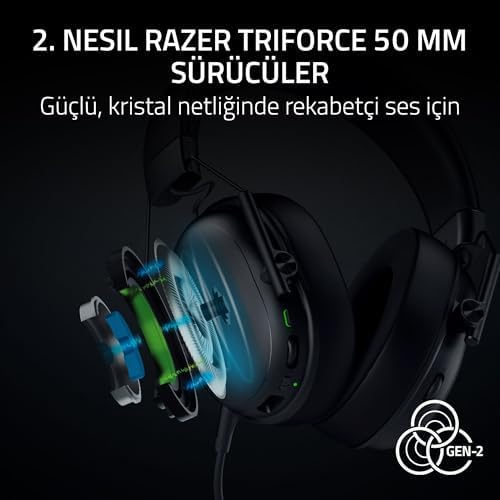 Alternative view of BlackShark V3 X HyperSpeed - Kablosuz E-Spor Kulaklık - Ultra hafif 270g - TriForce 50mm sürücü - Çıkarılabilir Mikrofon - Surround ses - HyperSpeed 2,4Ghz & Bluetooth - PC/Mac | Siyah