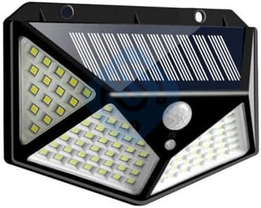 Alternative view of Geniş Açılı Solar 100 LED 3 Modlu Harekete Duyarlı Güneş Enerjili LED Suya Dayanıklı Solar Bahçe LED Aydınlatma Işık Hareket Sensörlü Işık Yüksek Işık Aydınlatma