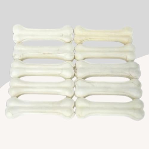 Alternative view of 12Cm Beyaz Press Çiğneme Kemiği 10Lu Paket