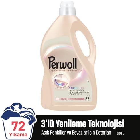 Açık Renkliler Sıvı Çamaşır Detarjanı 3.96 Litre, 4L