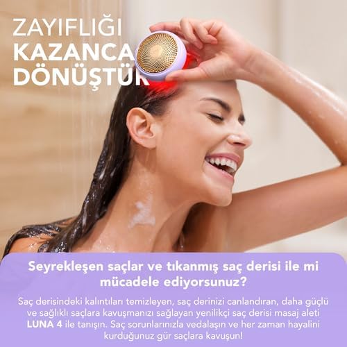 Alternative view of FOREO LUNA 4 Saç ve Çift Peptitli Saç Derisi Serumu Paketi – Cica ve Semizotu Özlü 2’si 1 Arada Saç Derisi Masaj Aleti ve Saç Bakım Cihazı – Saç Uzaması, Kalınlaşma ve Saç Dökülmesine Karşı – 60 ml