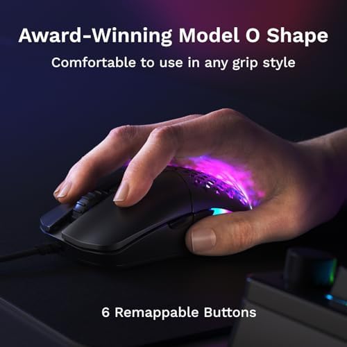 Alternative view of Model O Eternal Rgb Kablolu Gaming Mouse - 55G Ağırlık - Rgb - 6 Tuş - 12.000 Dpı - Siyah