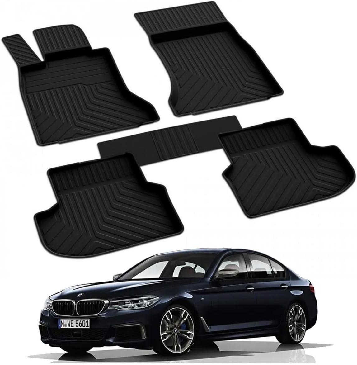 Alternative view of Yeo Bmw 5 Serisi G30 2017-2024 Model Yılları İçin Uyumlu Yeo 4D Paspas Takımı