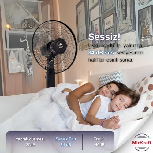 FS-40BR Stand Fan Vantilatör 16'' (UZAKTAN KUMANDALI)