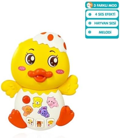 Alternative view of JLG-855-144A IŞIKLI VE MÜZİKLİ ÖRDEK BEBEK -VRD