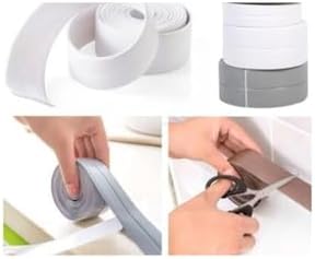 Alternative view of Gri Duş Pvc Lavabo Küvet Tezgah Kenar Banyo Mutfak Pencere 3,2 Mt Su Sızdırmaz Geçirmez Yalıtım Bant