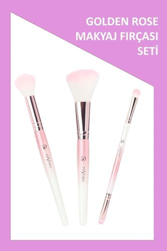 Alternative view of 3'lü Pembe Makyaj Fırçası Seti