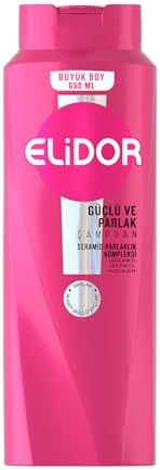 Elidor Saç Bakım Şampuanı, Güçlü ve Parlak, 650 ml