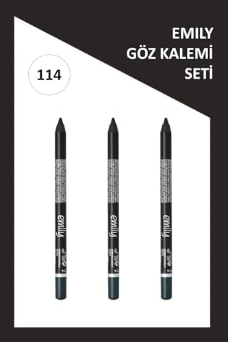 Alternative view of Waterproof Eye Pencil 3'lü Set No: 114