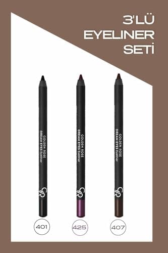 Eyes Eyeliner 3'lü Göz Kalemi Set No:401-425-407
