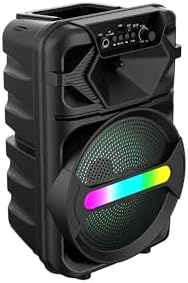 20W 2400 Mah Mikrofonlu Led Işıklı Taşınabilir Bluetooth Hoparlör BTS-410