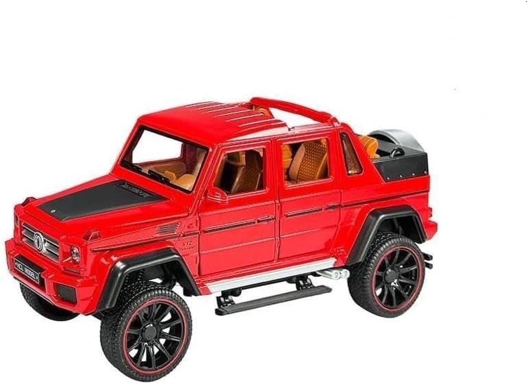 Alternative view of Vardem Çek Bırak 1:22 Sesli ve Işıklı Jeep Kırmızı