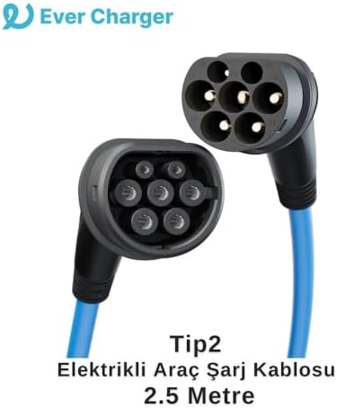 Alternative view of Ac Tip 2 Elektrikli Araç Şarj Kablosu 22 kw 2,5 m