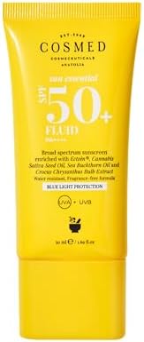 Cosmed Tüm Cilt Tipleri İçin Suya Dayanıklı SPF50+ Güneş Kremi - Fluid SPF50+ - 50 ml