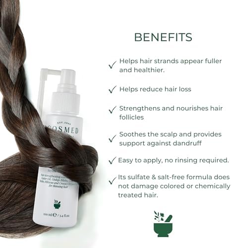 Cosmed Sülfatsız, Tuzsuz Saç Dökülme Karşıtı Serum - Anti-Hair Loss Serum - 100 ml