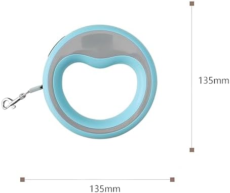 KANJI Otomatik Köpek Gezdirme Tasması – Mavi | 2.5 Metre Geri Çekilebilir Plastik Tasma – Ergonomik Tutma Saplı, Güçlü Metal Kancalı, Küçük ve Orta Irklar İçin Uygun | Yürüyüş & Eğitim için