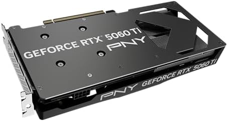 Alternative view of PNY GeForce RTX 5060 Ti 8GB OC GDDR6 128-Bit, DLSS 4, Ray Tracing, PCIe 5.0, 1080p/1440p Gaming Ekran Kartı – VCG5060T8DFXPB1-O