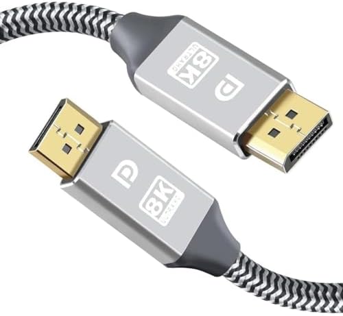Alternative view of 8947 1.5 Metre 8K DisplayPort Kablosu DP 1.4 Erkek Erkek 32.4 Gbps bant genişliği 8K çözünürlükte bile kesintisiz ve akıcı video akışı sağlayar • Ses ve Görüntü Senkronizasyonu (1.5 Metre)