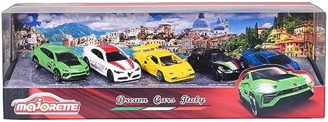 , 212053178, İtalyan Rüyası Arabalar 5'li Hediye Seti, Die-Cast (Metal), Lamborghini Urus, Alfa Romeo Giulia, Lamborghini Countach LP400, Alfa Romeo 4c Spider, Lamborghini Huracan Avio