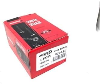 Akdeniz 3.5X35 Sunta Vidası Çinko 1000 Adet