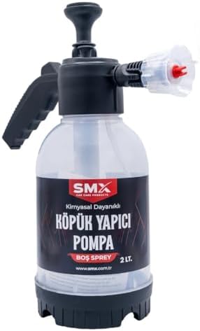 SMX Köpük Yapıcı Pompa 2 Litre Kapasiteli Boş Şişe,Kimyasal Dayanımlı Basınçlı Pompa, Ergonomik Kullanım
