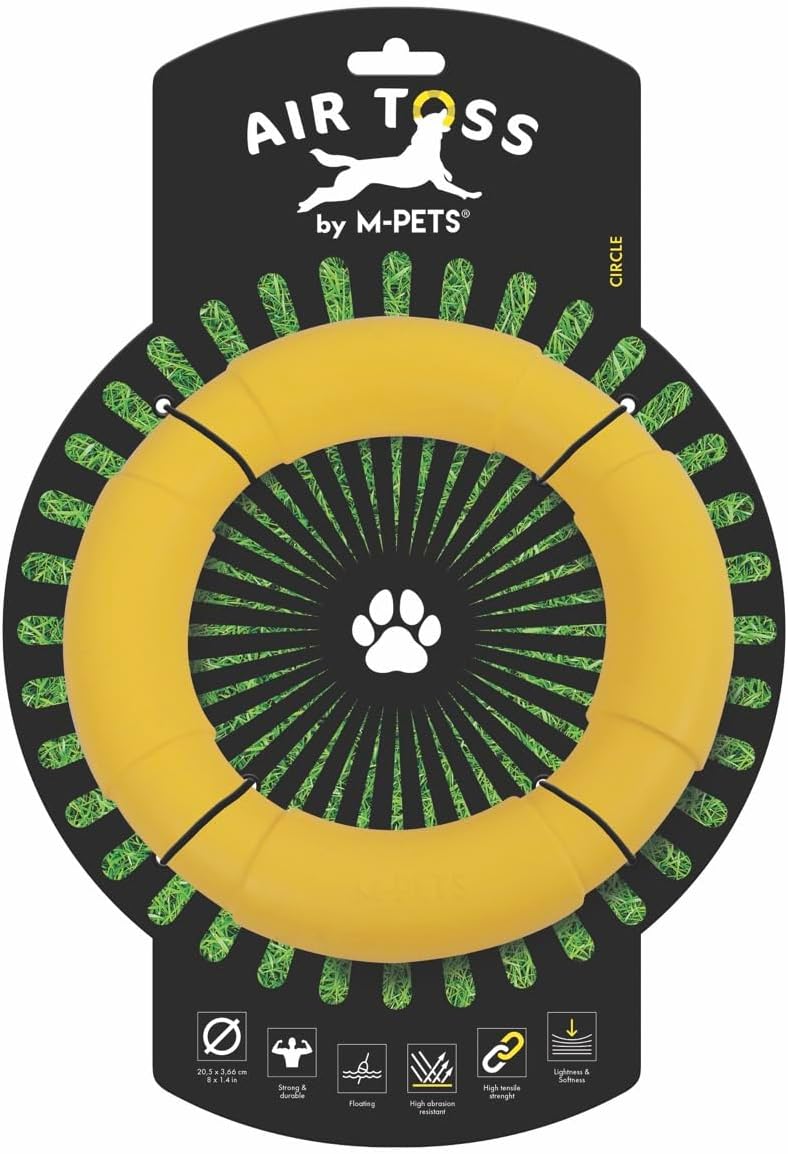 AIR TOSS CİRCLE DAYANIKLI SUDA YÜZEN KÖPEK OYUNCAĞI YELLOW