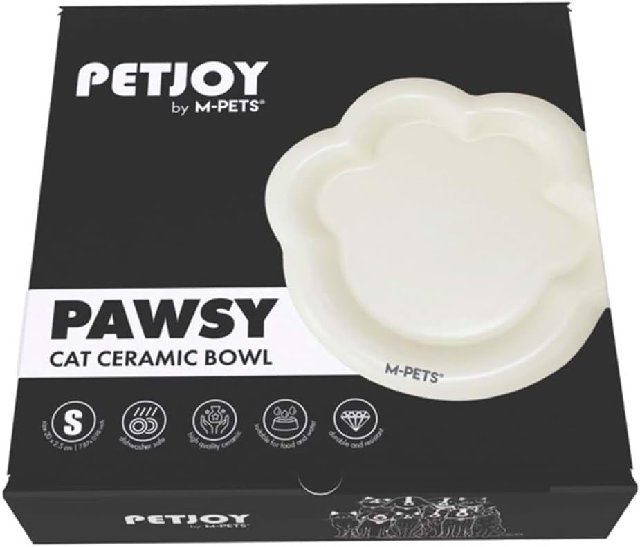 PAWSY SERAMİK MAMA KABI WHİTE 100ML