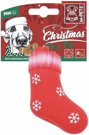 Alternative view of CHRISTMAS RED STOCKING KÖPEK OYUNCAĞI 13CM