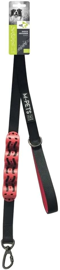 FLEX ŞOK EMİCİ GEZDİRME TASMA BLACK/RED 120CM