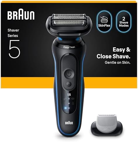Series 5 Elektrikli Tıraş Makinesi Vücut Başlıklı Islak Kuru Siyah 52-B1600S