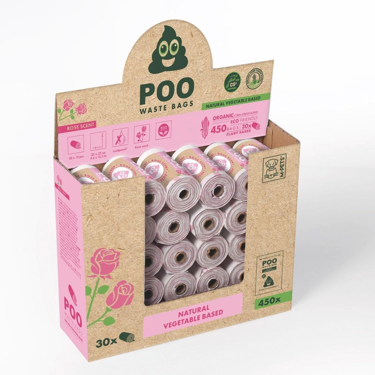 Alternative view of POO DIŞKI POŞETİ 15 YAPRAK GÜL KOKULU 30LU PAKET