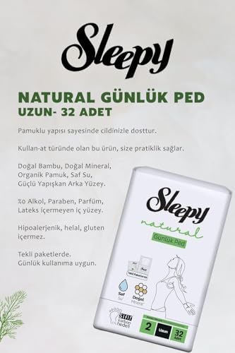 Alternative view of Natural Hijyenik Ped Uzun 20'li Günlük Ped Uzun 32'li ve ROSIE