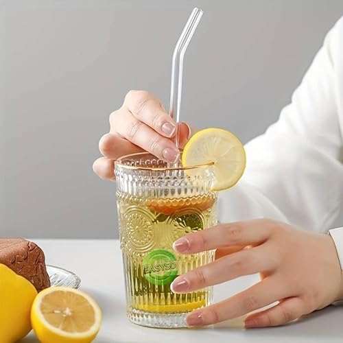 Alternative view of Cam Pipet Set Bükülebilir, Temizleme Fırçalı Çevre Dostu, Tekrar Kullanılabilir, Dayanıklı Cam Smoothie, Kahve ve Soğuk İçecekler İçin İdeal (6)