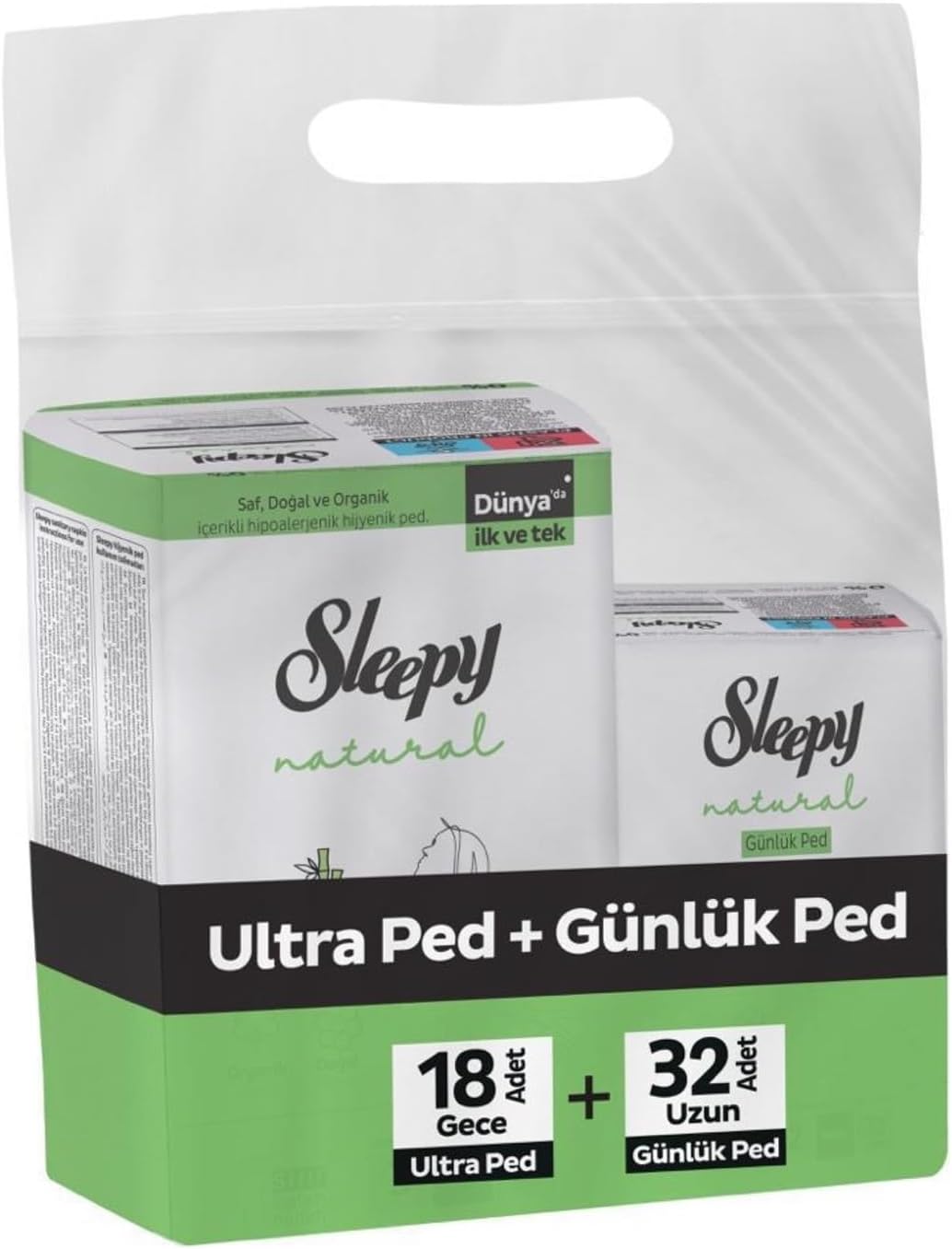 Alternative view of Ped Gece 18 Adet + Günlük 32 Adet Set