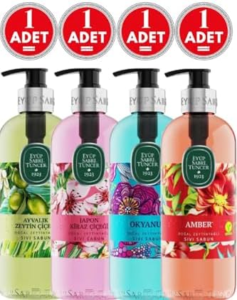 Ayvalık Zeytin, Kiraz, Okyanus ve Sıvı Sabun 500 ml