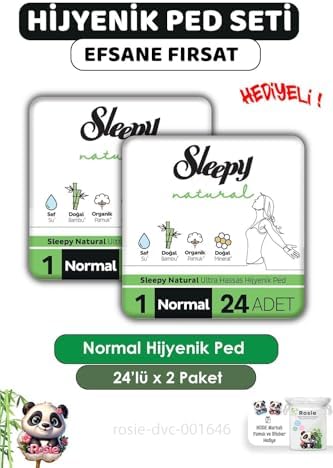 Alternative view of Natural Süper Eko Normal Hijyenik Ped 24'lü X2 ve ROSIE