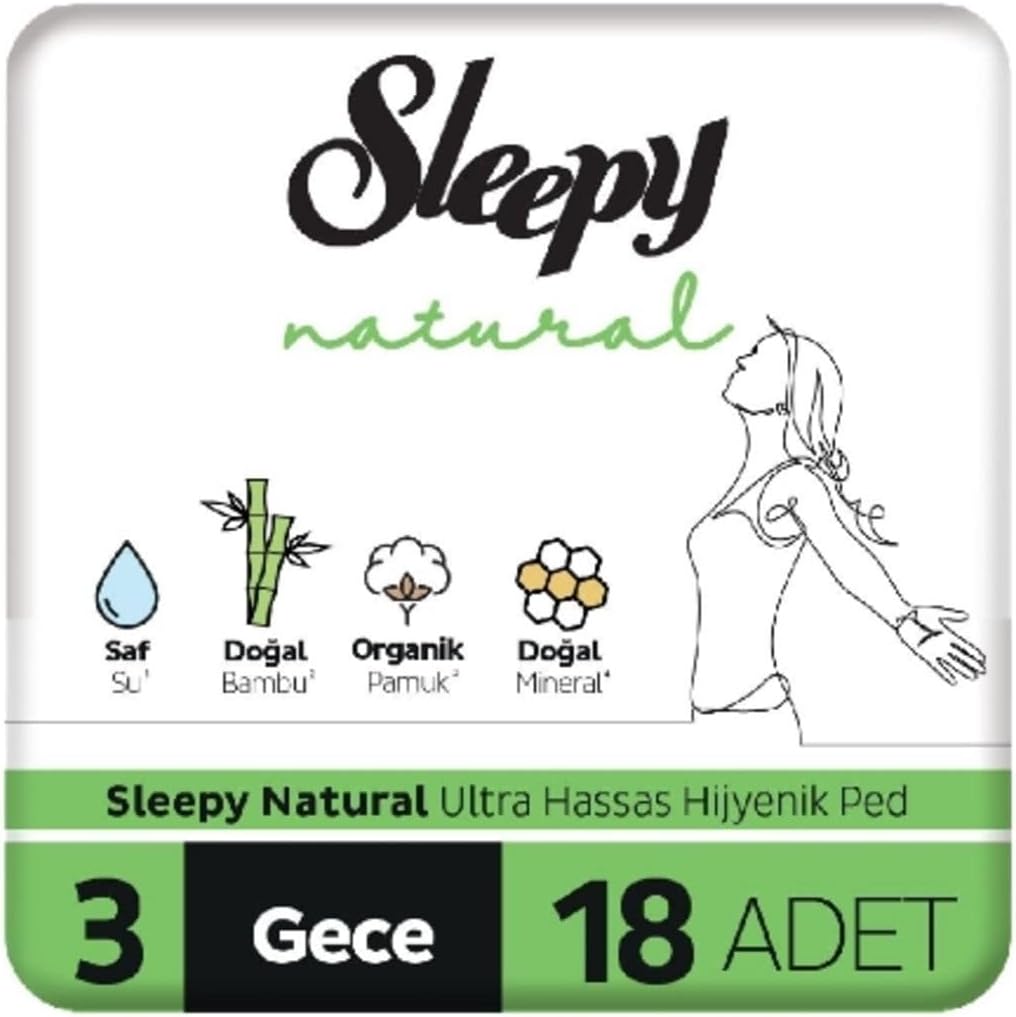 Alternative view of Hijyenik Ped Natural Super Eko Gece 18'li (12'Lİ)
