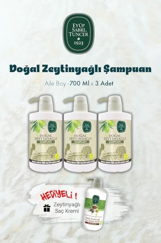 Alternative view of Zeytinyağlı Şampuan 700 ML X 3 ve Saç Kremi Hediyeli