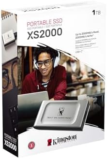 Alternative view of 1TB XS2000 BOC External USB-C 3.2 Gen 2x2 Portable State Drive SXS2000/1000GA