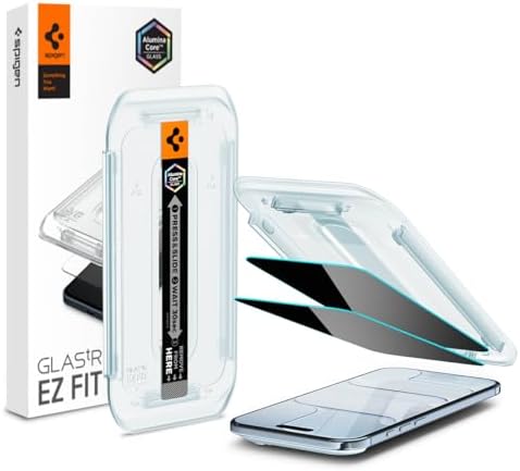 Air ile Uyumlu Hayalet Cam Ekran Koruyucu AluminaCore™ iyonlaştırılmış Güçlendirilmiş Cam Teknolojisi Kolay Kurulum GLAS.tR EZ Fit Privacy HD (2 Adet) - AGL09862