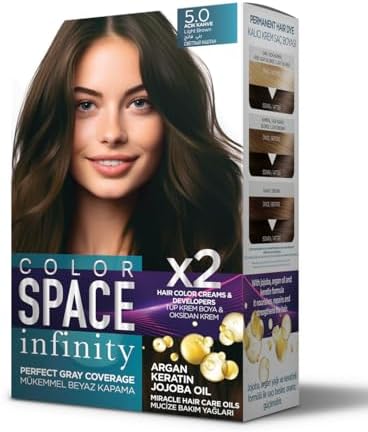 Space Infınıty Set Saç Boyası 5.0 Açık Kahve