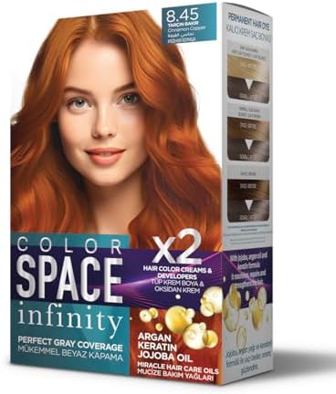Space Infınıty Set Saç Boyası 8.45 Tarçın Bakır